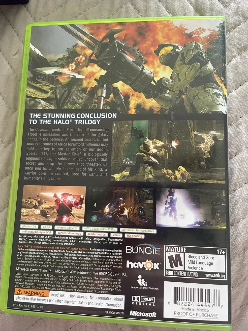 Xbox 360, Xbox live HALO 3